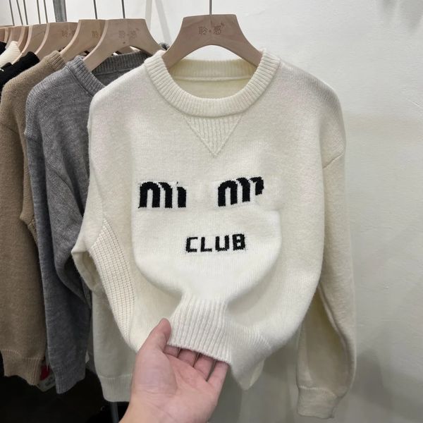 womens knits sweaters fashion design streetwear luxury ladie for autumn winter knitted clothes, White
womens knits sweaters fashion design streetwear luxury ladie for autumn winter knitted clothes, White