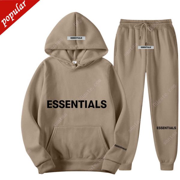 fw2023 ess autumn winter men women hooded sweatshirt suit pure cotton couple jogging sweatshirts oversized streetwear tracksuit, Black
fw2023 ess autumn winter men women hooded sweatshirt suit pure cotton couple jogging sweatshirts oversized streetwear tracksuit, Black
