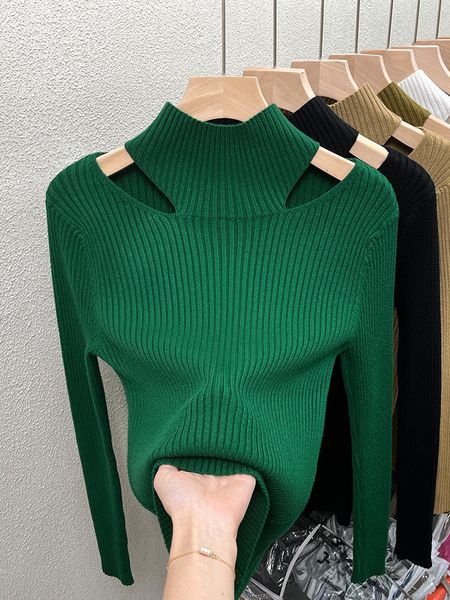 men's sweaters half turtleneck sweater knitted bottoming shirt women's autumn and winter fashion hollowed out off the shoulder 230, White;black
men's sweaters half turtleneck sweater knitted bottoming shirt women's autumn and winter fashion hollowed out off the shoulder 230, White;black