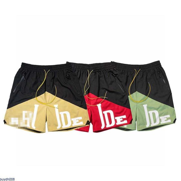 2023 new men's shorts fashion designer rhude couple tide 3m reflective letter printing lace up relaxed beach five part pants, White;black
2023 new men's shorts fashion designer rhude couple tide 3m reflective letter printing lace up relaxed beach five part pants, White;black