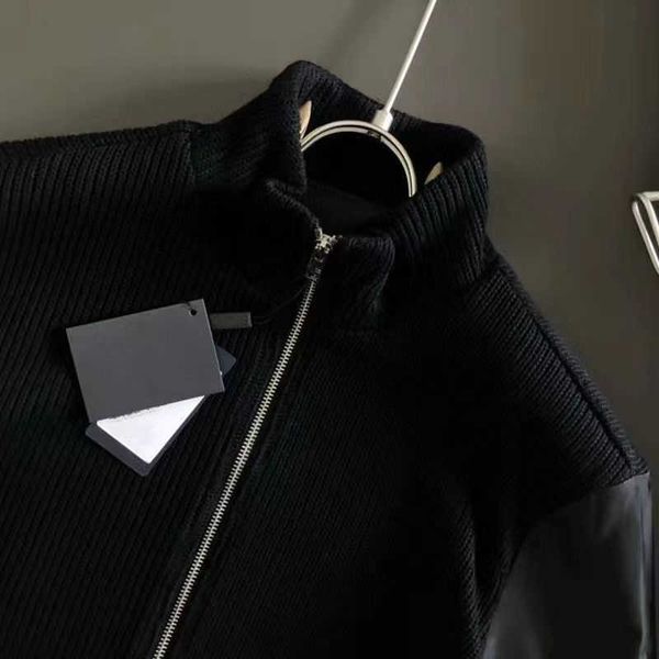 men's jackets designerdesigner zipper jacket autumn winter stitching metal triangle cardigan coat men women thickened fashion knitted c, Black;brown
men's jackets designerdesigner zipper jacket autumn winter stitching metal triangle cardigan coat men women thickened fashion knitted c, Black;brown