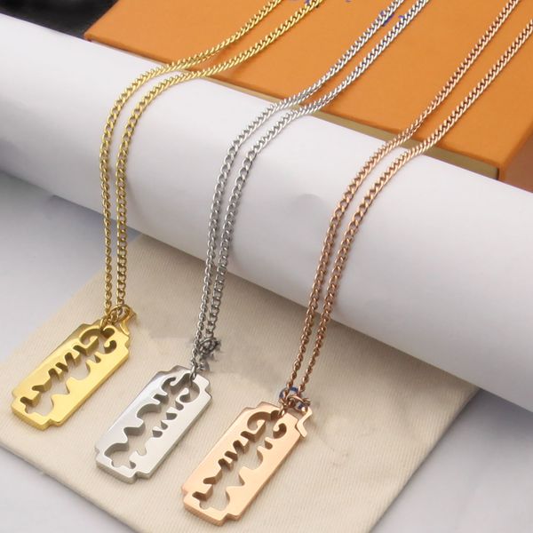 pendant necklaces jewelry titanium steel silver plated necklaces for women and men with gift box
pendant necklaces jewelry titanium steel silver plated necklaces for women and men with gift box