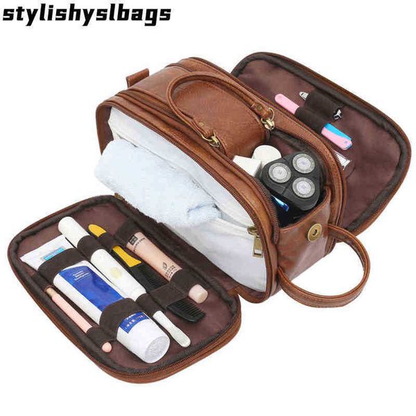 cosmetic bags cases water-resistant pu leather toiletry bag for men travel wash bag shaving dopp kit bathroom makeup organizer with wet dry
cosmetic bags cases water-resistant pu leather toiletry bag for men travel wash bag shaving dopp kit bathroom makeup organizer with wet dry