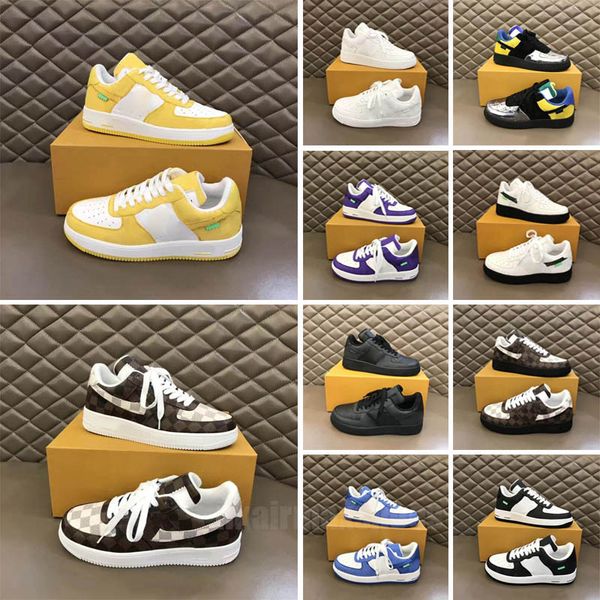 new white low mens casual shoes mca university blue designers sneaker one shoes size 36-46, Black
new white low mens casual shoes mca university blue designers sneaker one shoes size 36-46, Black