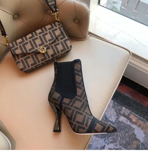 brown colibri high-heeled ankle chelsea boots lacquered heel pointed toes mesh pull-on leather outsole booties for women luxury designer sho, Black
brown colibri high-heeled ankle chelsea boots lacquered heel pointed toes mesh pull-on leather outsole booties for women luxury designer sho, Black