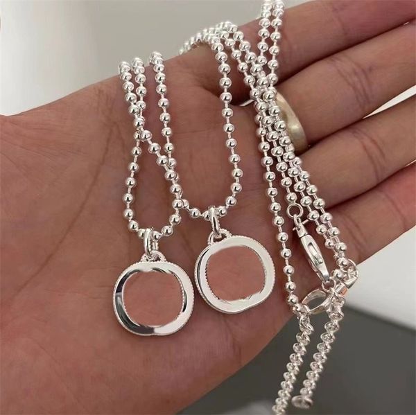 men necklace designer for couple gift double letter circle sweater chain pendant necklace have love bead chains lady necklaces designers tre, Silver
men necklace designer for couple gift double letter circle sweater chain pendant necklace have love bead chains lady necklaces designers tre, Silver