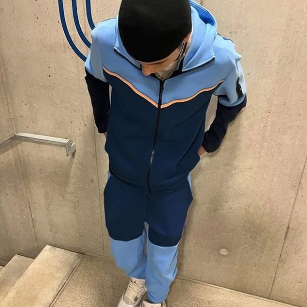 men's tracksuits fall mens fashion patchwork slim zipper hoodies jackets and pants suits men winter casual long sleeve two piece sets 2, Gray
men's tracksuits fall mens fashion patchwork slim zipper hoodies jackets and pants suits men winter casual long sleeve two piece sets 2, Gray