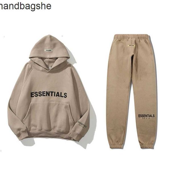 hoodie jacket double thread essentials new men's and women's long sleeve sweater trousers suit pullover hoodie, Black;brown
hoodie jacket double thread essentials new men's and women's long sleeve sweater trousers suit pullover hoodie, Black;brown
