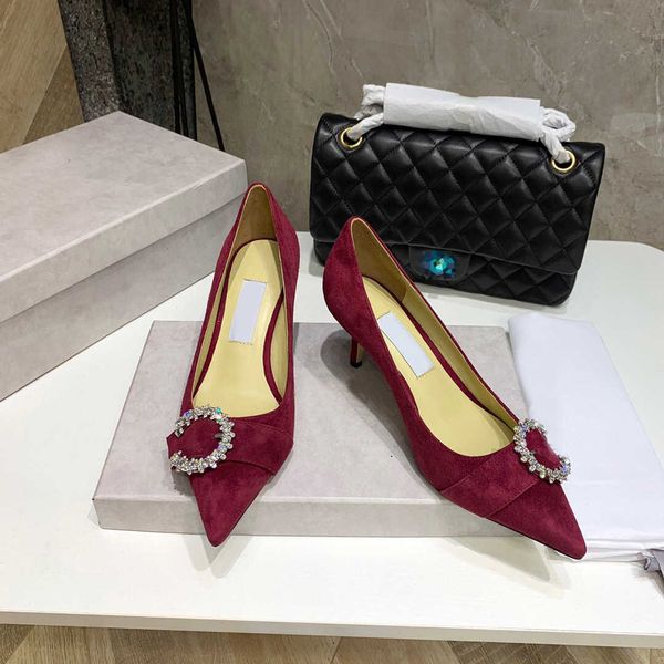 high heels women's thin heels french rhinestone buckle shallow mouth single shoes, Black
high heels women's thin heels french rhinestone buckle shallow mouth single shoes, Black
