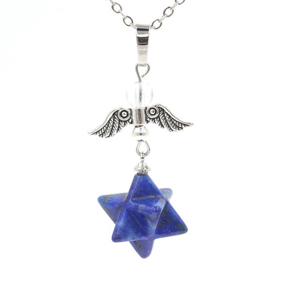 yowost natural stone mercaba angel crystal pendant healing amethysts rose quartz crystal necklaces for men women jewelry accessori bh027, Silver
yowost natural stone mercaba angel crystal pendant healing amethysts rose quartz crystal necklaces for men women jewelry accessori bh027, Silver