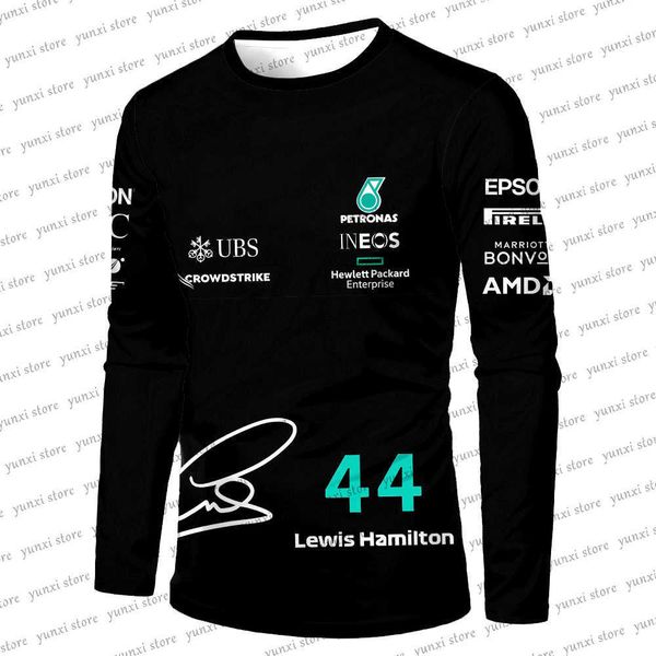 2023 f1 team formula one t shirt men's outdoor cycling tees new extreme sports 44 cyclist's clothing jogging breathable long sleev, White;black
2023 f1 team formula one t shirt men's outdoor cycling tees new extreme sports 44 cyclist's clothing jogging breathable long sleev, White;black