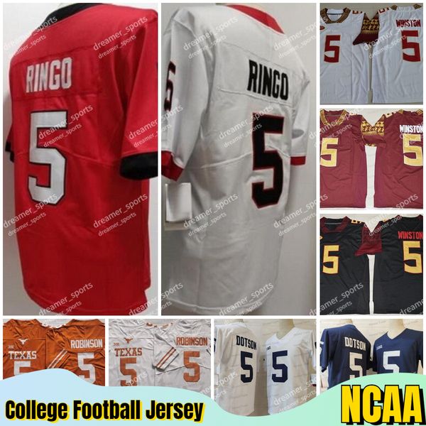 ncaa 5 jameis winston college football jersey texas longhorns bijan robinson kelee ringo 5 dotson red white black football mens stitched jer
ncaa 5 jameis winston college football jersey texas longhorns bijan robinson kelee ringo 5 dotson red white black football mens stitched jer