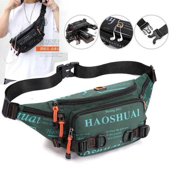 waist bags nylon fanny pack sling chest bum bag for men waterproof multipurpose travel male hip belt running 230106
waist bags nylon fanny pack sling chest bum bag for men waterproof multipurpose travel male hip belt running 230106