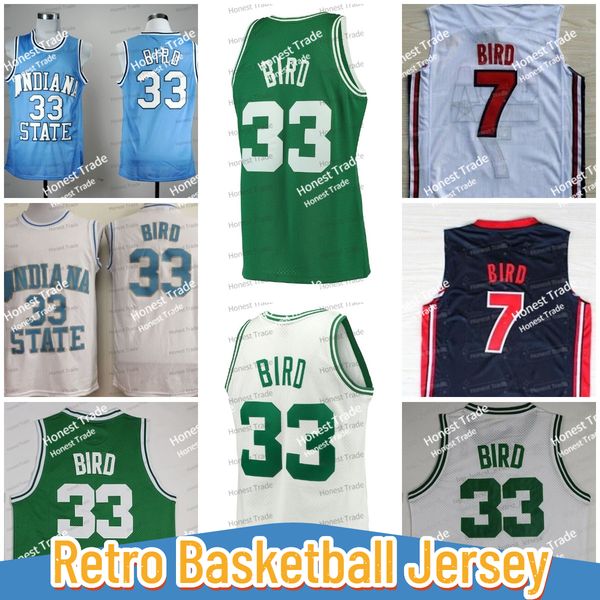 33 larry bird retro basketball jersey indiana state sycamores 1992 basketball team 7 bird blue white green throwback mens stitched jerseys n, Black
33 larry bird retro basketball jersey indiana state sycamores 1992 basketball team 7 bird blue white green throwback mens stitched jerseys n, Black