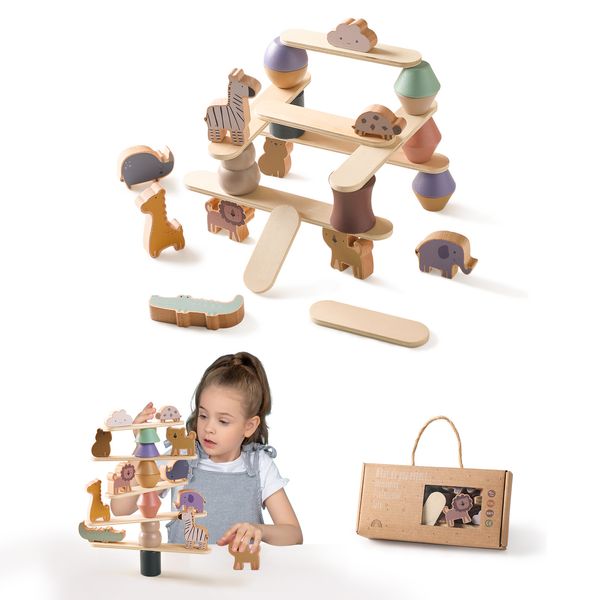 early educational montessori toy balance stacking animal block set for kid's fine motor skill and concentration training
early educational montessori toy balance stacking animal block set for kid's fine motor skill and concentration training