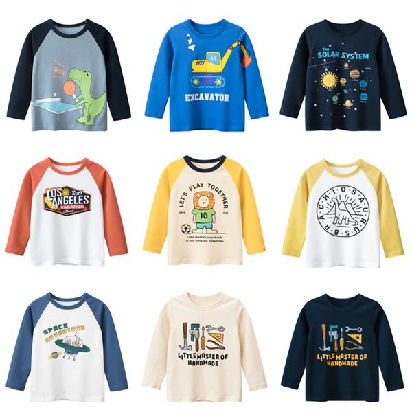 t shirts baby boy clothes cotton kids long sleeve shirts autumn spring s sweatshirt ops cartoon shirt for children clothing 230106, Blue
t shirts baby boy clothes cotton kids long sleeve shirts autumn spring s sweatshirt ops cartoon shirt for children clothing 230106, Blue