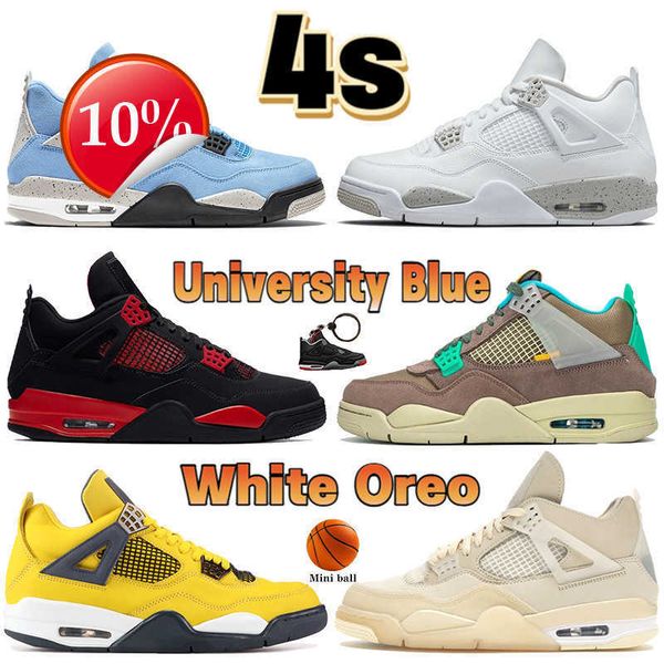 2023 og4 university blue 4s mens basketball shoes white oreo shimmer desert moss black cat metallic purple bred men women sneakers trainers
2023 og4 university blue 4s mens basketball shoes white oreo shimmer desert moss black cat metallic purple bred men women sneakers trainers