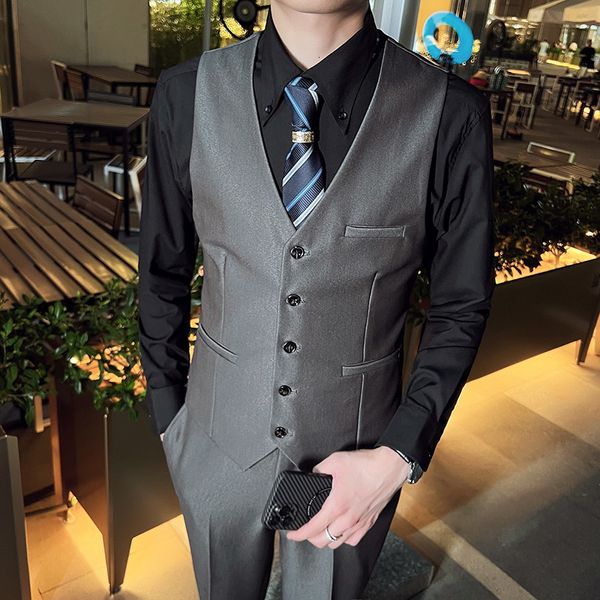 men's vests dress for men slim fits mens suit male waistcoat gilet casual sleeveless formal business chaleco hombre 230106, Black;white
men's vests dress for men slim fits mens suit male waistcoat gilet casual sleeveless formal business chaleco hombre 230106, Black;white