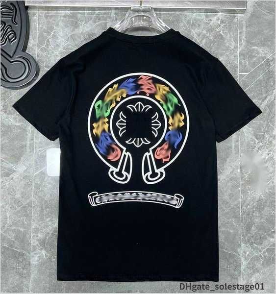 luxury classic mens t shirt fashion ch brand letter sanskrit cross pattern sweater t-shirts designers pullover cotton tshirts woman tees sh, White;black 
luxury classic mens t shirt fashion ch brand letter sanskrit cross pattern sweater t-shirts designers pullover cotton tshirts woman tees sh, White;black
