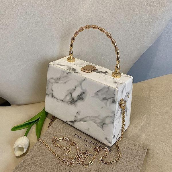 evening bags fashion women marbled box clutch brand ladies handbag wedding female shoulder marbling purse 230106 
evening bags fashion women marbled box clutch brand ladies handbag wedding female shoulder marbling purse 230106