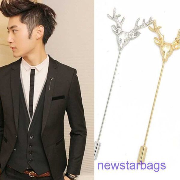 factory outlet wholesale brooches deer head brooch men's suit accessories pin collar special price, Gray
factory outlet wholesale brooches deer head brooch men's suit accessories pin collar special price, Gray