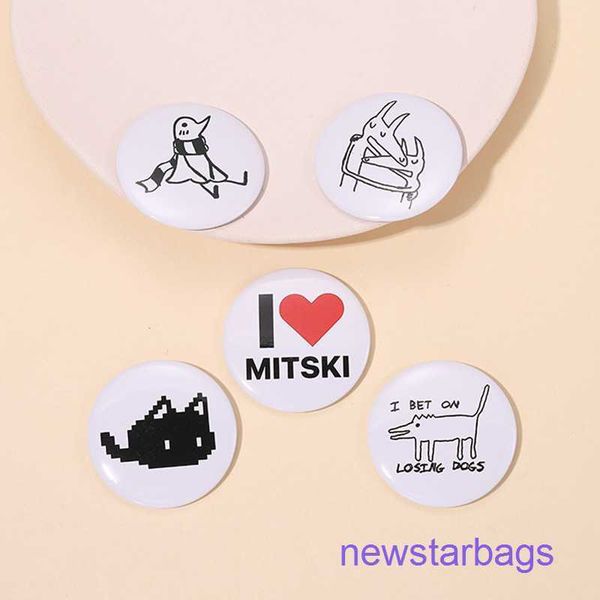 factory outlet wholesale brooches geometric creativity cartoon round funny english letter dumb cat alloy tinplate metal badge, Gray
factory outlet wholesale brooches geometric creativity cartoon round funny english letter dumb cat alloy tinplate metal badge, Gray