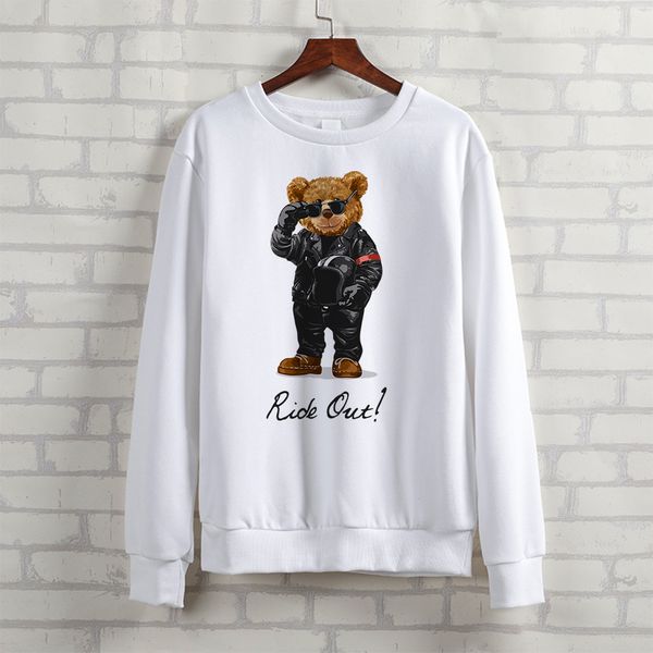 men's hoodies sweatshirts blingpaw teddy bear ride out letter printed crewneck sweatshirt heavy blend crew neck loose long sleeve 23010, Black
men's hoodies sweatshirts blingpaw teddy bear ride out letter printed crewneck sweatshirt heavy blend crew neck loose long sleeve 23010, Black
