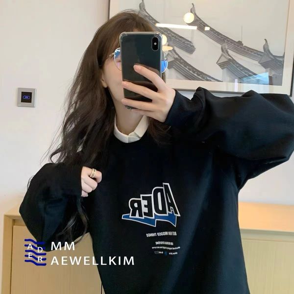 women's hoodies sweatshirts ader error spring and autumn men's loose round neck letter printing couple sweatshirt 230105, Black
women's hoodies sweatshirts ader error spring and autumn men's loose round neck letter printing couple sweatshirt 230105, Black