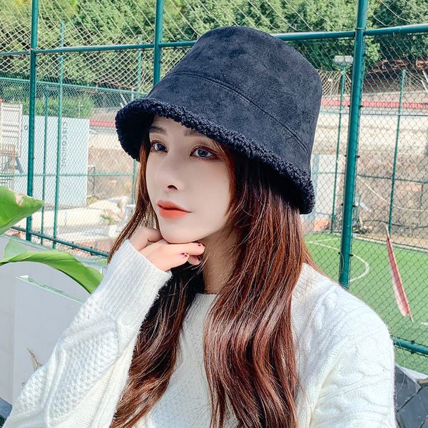 wide brim hats bucket winter solid color plush sweet casual warm hat fisherman cap suede doublesided lamb hair female lady fashion present 2, Blue;gray
wide brim hats bucket winter solid color plush sweet casual warm hat fisherman cap suede doublesided lamb hair female lady fashion present 2, Blue;gray