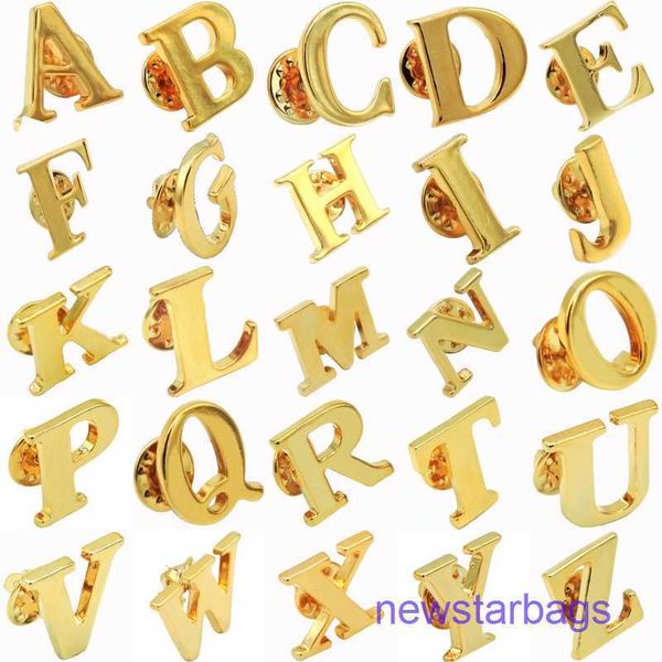 factory outlet wholesale brooches men's brooch 18k gold 26 letters a-z copper lapel pin simple collar medal, Gray
factory outlet wholesale brooches men's brooch 18k gold 26 letters a-z copper lapel pin simple collar medal, Gray