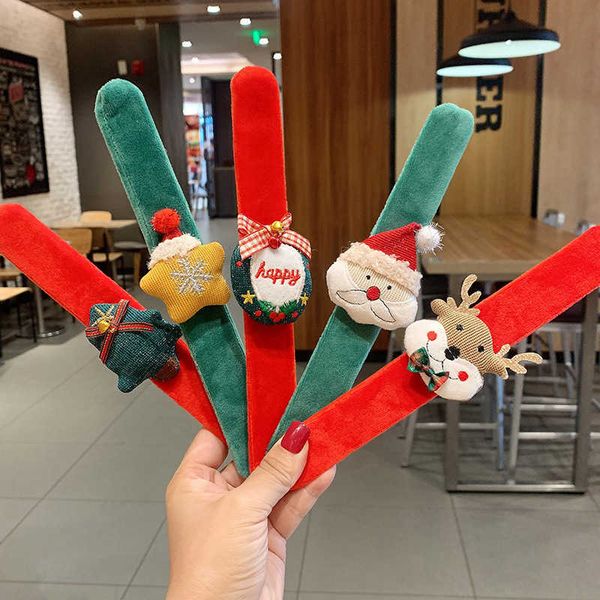 christmas cute slap circle female small gift cartoon plush elk christmas slap bracelet jewelry, Silver
christmas cute slap circle female small gift cartoon plush elk christmas slap bracelet jewelry, Silver