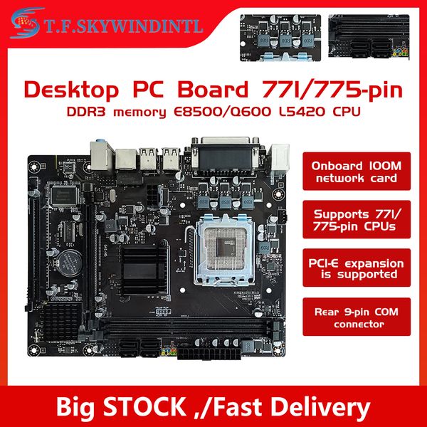 lga 775 771 g41 motherboard optional dual ddr3 computer pc mainboard pci-e 16x support ddr2 ddr3
lga 775 771 g41 motherboard optional dual ddr3 computer pc mainboard pci-e 16x support ddr2 ddr3