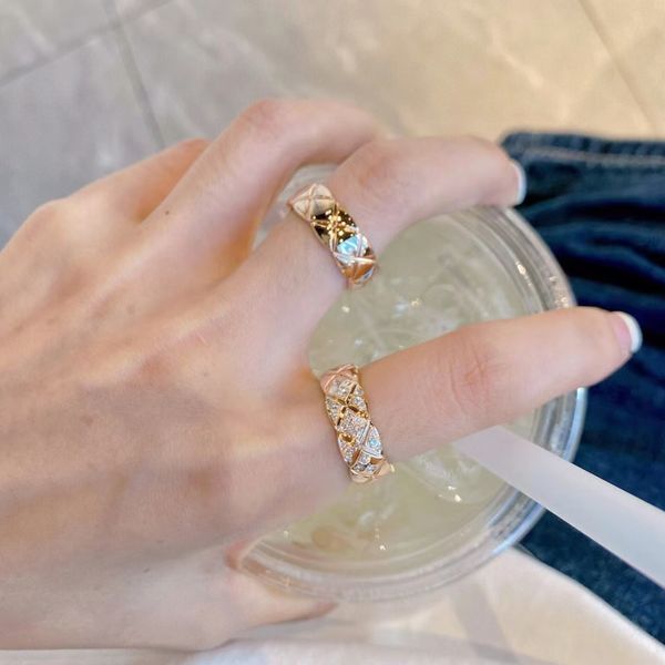 designer trendy retro small incense ringer ring wide version diamond-encrusted niche design sense rose gold cross ring male and female coupl, Silver
designer trendy retro small incense ringer ring wide version diamond-encrusted niche design sense rose gold cross ring male and female coupl, Silver