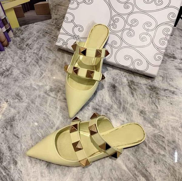 metal designer valentinolies flat sandals shoes slippers with new rivet trim high casual quality available luxury in a es olz, Black
metal designer valentinolies flat sandals shoes slippers with new rivet trim high casual quality available luxury in a es olz, Black