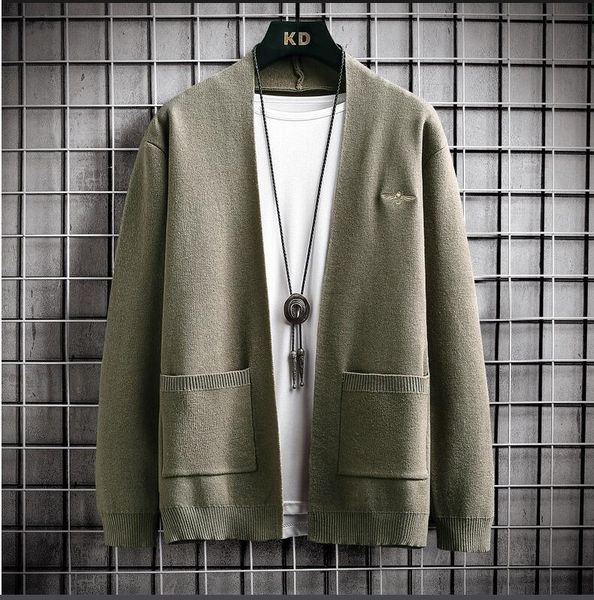 men's sweaters designer bee embroidery mens sweater cardigan brand korean casual coat elegant autumn men clothing, White;black
men's sweaters designer bee embroidery mens sweater cardigan brand korean casual coat elegant autumn men clothing, White;black