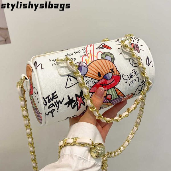 totes totes 2023 new cartoons graffiti cylindrical pu leather zipper crossbody bags for women chain shoulder handbags and purses lady 010623
totes totes 2023 new cartoons graffiti cylindrical pu leather zipper crossbody bags for women chain shoulder handbags and purses lady 010623