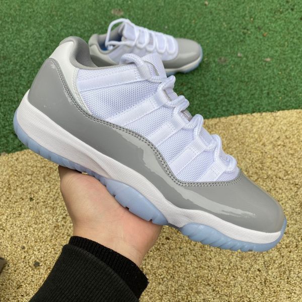 original quality 11s low white cement basketball shoes mens designer shoe 11 white university blue grey sports sneakers come with box size 4
original quality 11s low white cement basketball shoes mens designer shoe 11 white university blue grey sports sneakers come with box size 4