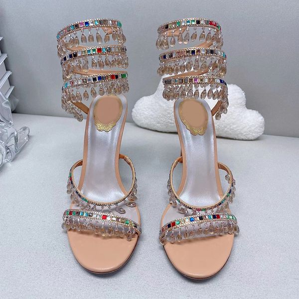 stiletto high heel jewel sandals snake twining elegant sandal rene caovilla crystal gold rhinestone dress shoes silver soles women summerh, Black
stiletto high heel jewel sandals snake twining elegant sandal rene caovilla crystal gold rhinestone dress shoes silver soles women summerh, Black