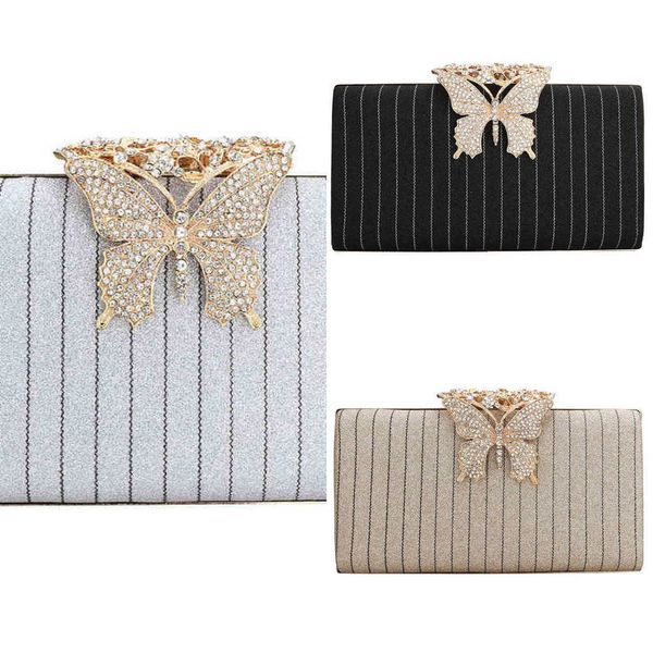nxy evening bags fashion rhinestone clutch party night crossbody with chain butterfly pattern sequined luxury sac main femme purse 220506
nxy evening bags fashion rhinestone clutch party night crossbody with chain butterfly pattern sequined luxury sac main femme purse 220506
