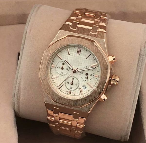 all dials working automatic date full functional designer watches 42mm quartz movement fulll stainless steel band sapphire glass masculino w, Slivery;brown
all dials working automatic date full functional designer watches 42mm quartz movement fulll stainless steel band sapphire glass masculino w, Slivery;brown
