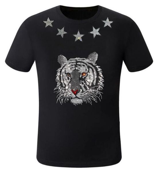 designer borunke rhinestone t shirt wholesale 2023 brand designer top, White;black
