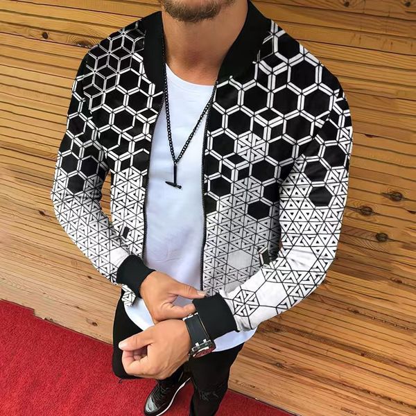 men's jackets spring autumn jacket men casual arrival long sleeve slim fit male stone pattern print jacket 230106, Black;brown
men's jackets spring autumn jacket men casual arrival long sleeve slim fit male stone pattern print jacket 230106, Black;brown