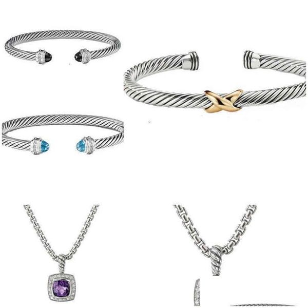 bangle necklace dy jewelrys bracelet sliver mens womens platinum pearl head fashion versatile twist bracelets jewelry plated twisted dhaov, Black
bangle necklace dy jewelrys bracelet sliver mens womens platinum pearl head fashion versatile twist bracelets jewelry plated twisted dhaov, Black