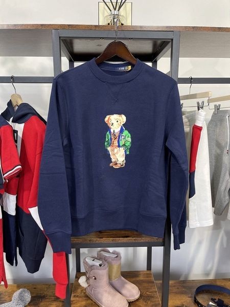 pullover coat designer polos men's sweater must-have hoodie european and american new bear autumn and winter casual cotton large print, Black
pullover coat designer polos men's sweater must-have hoodie european and american new bear autumn and winter casual cotton large print, Black