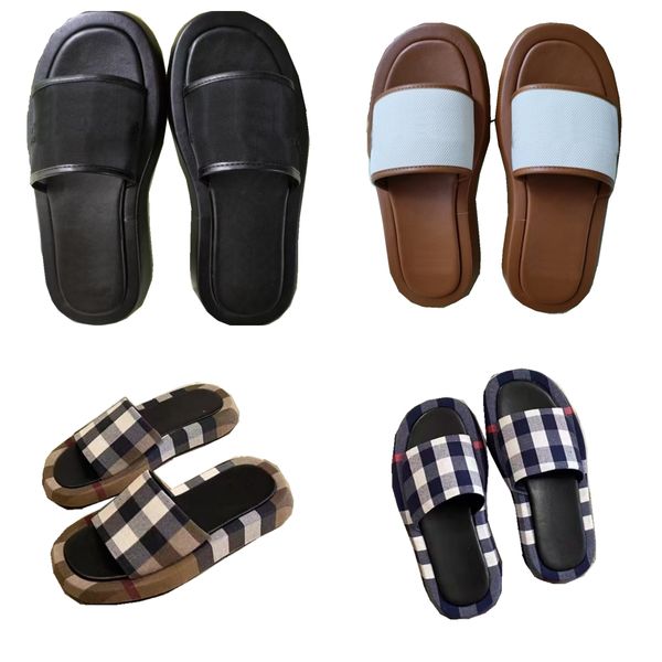 designer women plaid pattern slippers woman striped brown elegant leather sliders wholesale white platform brown sandal thick bottom models, Black
designer women plaid pattern slippers woman striped brown elegant leather sliders wholesale white platform brown sandal thick bottom models, Black