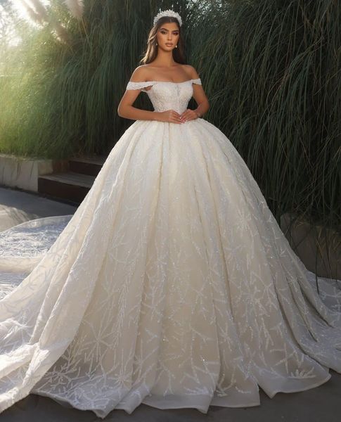luxury ball gown wedding dresses appliques v neck sleeveless off shoulder sequins ruffles appliques floor length 3d lace ruffles formal dres, White
luxury ball gown wedding dresses appliques v neck sleeveless off shoulder sequins ruffles appliques floor length 3d lace ruffles formal dres, White