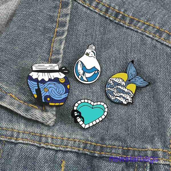 factory outlet wholesale brooches new cartoon creativity star sky cosmic whale brooch personality blue ocean accessories pin badge heart, Gray
factory outlet wholesale brooches new cartoon creativity star sky cosmic whale brooch personality blue ocean accessories pin badge heart, Gray