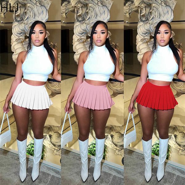 casual dresses hlj fashion summer streetwear women sleeveless crop and pleated skirts two piece sets solid color 2pcs outfits 2023 230105, Black;gray
casual dresses hlj fashion summer streetwear women sleeveless crop and pleated skirts two piece sets solid color 2pcs outfits 2023 230105, Black;gray