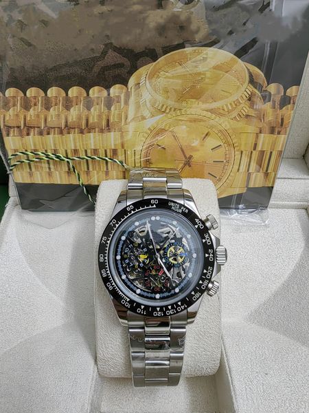 with box mechanical 2813 movement panda dial watch mens cosmograph watches men 116500 ceramic bezel 116506 full steel wristwatches 2023, Slivery;brown
with box mechanical 2813 movement panda dial watch mens cosmograph watches men 116500 ceramic bezel 116506 full steel wristwatches 2023, Slivery;brown