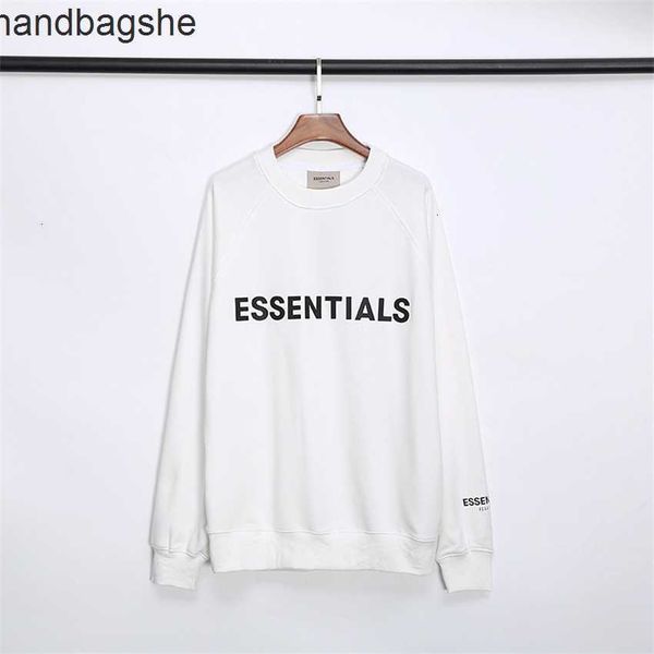 hoodie sweatshirt double thread essentials three dimensional glued letter terry round neck loose sweater casual sports for men and women, Black
hoodie sweatshirt double thread essentials three dimensional glued letter terry round neck loose sweater casual sports for men and women, Black